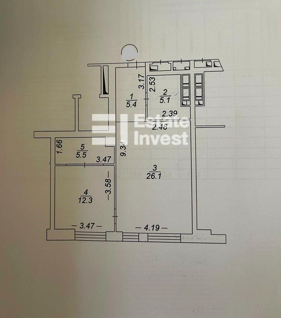1-кімнатна квартира за адресою вул. Тютюнника (площа 55 м²) - Atlanta.ua - фото 7