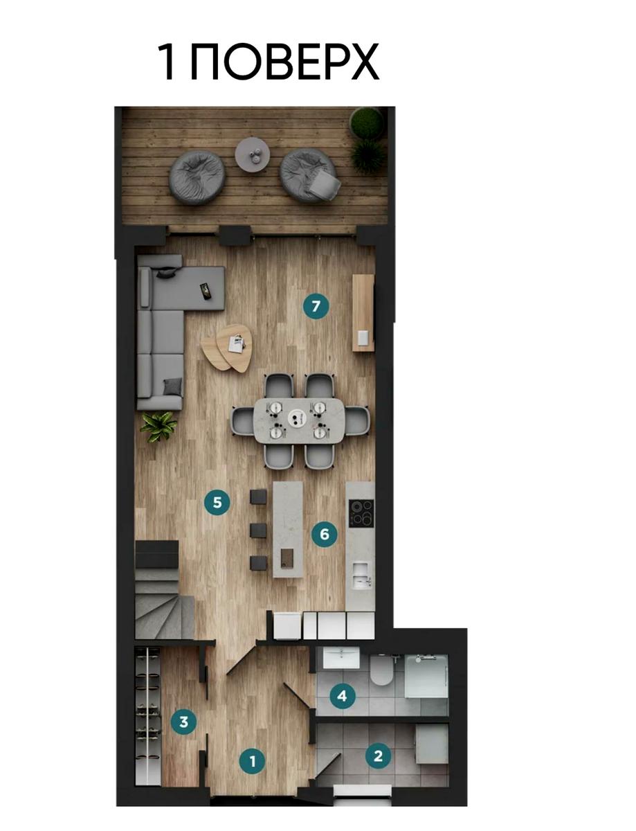 Дом по адресу (площадь 110 м²) - Atlanta.ua - фото 16