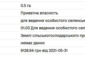 ділянка за адресою 