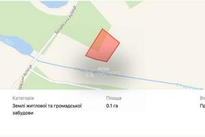 участок по адресу Бродовская ул.
