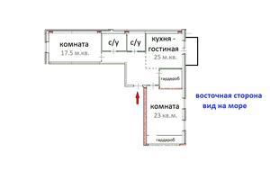 квартира по адресу Жаботинского ул. (Пролетарская улица), 56а