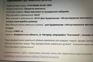 ділянка за адресою провулок Ягідний