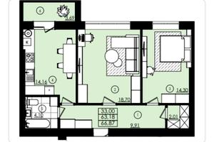 квартира за адресою Петра Маланюка вул., 45