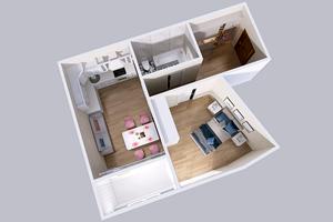 квартира по адресу Краснова ул., 3