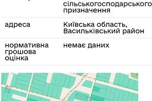участок по адресу Васильков, СТ Мрія