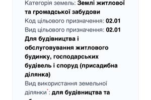 участок по адресу 