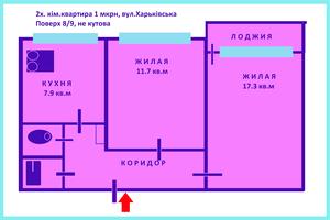 квартира за адресою Харківська вул., 43