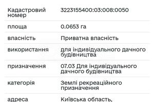 участок по адресу 