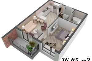 квартира по адресу Тлехаса ул., 7