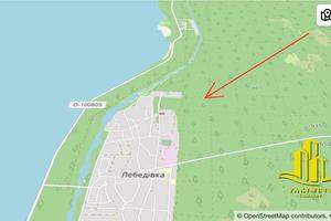 ділянка за адресою Лебедина