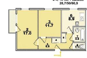 квартира за адресою Архітекторів вул., 22
