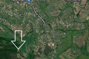 ділянка за адресою с. Свидівок, Лесная