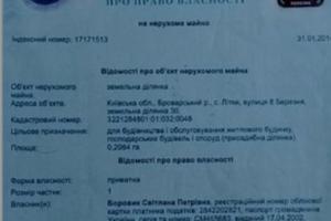 ділянка за адресою 