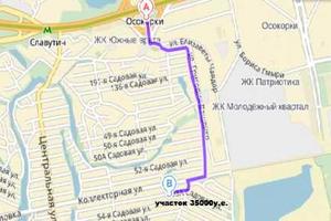 ділянка за адресою Садова вул.