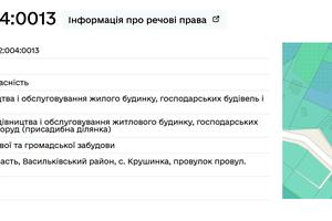 ділянка за адресою Провулок Польовий