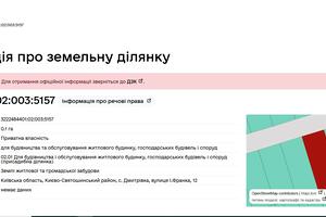 ділянка за адресою с. Дмитрівка, Франка І., 12