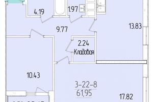 квартира по адресу Краснова ул., 3а