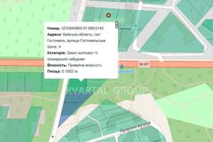 ділянка за адресою Гостомельське шоссе