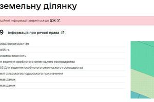 ділянка за адресою 