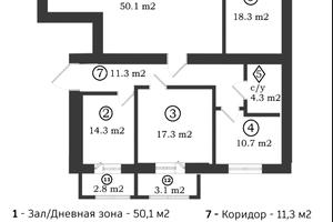 квартира за адресою Дніпро, Шодуарівська вул. (Людмили Сталь), 5