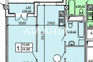 квартира за адресою Гераневая, 8