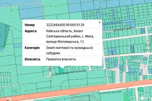 ділянка за адресою Житомирська, 12