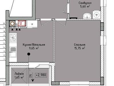 квартира по адресу Ивана Рубчака ул., 23