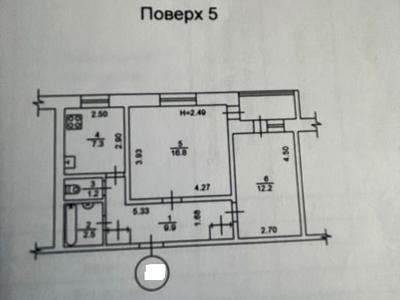 квартира по адресу Вітряні Гори ул., 3