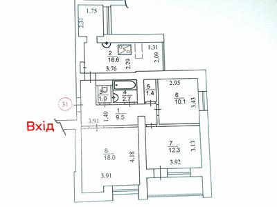 квартира за адресою Антоновича вул. (Горького), 152
