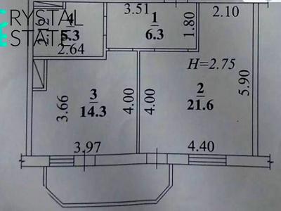 квартира за адресою Шота Руставелі вул., 9