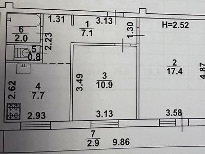 квартира по адресу Автозаводская ул., 25