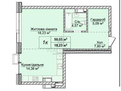 квартира по адресу Андрія Верхогляда вул.(Михайла Драгомирова), 20А
