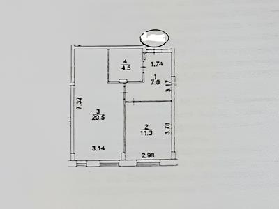 квартира по адресу Регенераторная ул., 4 к12