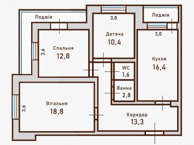 квартира за адресою Київ, Святошинська пл., 1