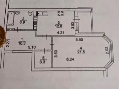 квартира по адресу Олены Пчилки ул., 6