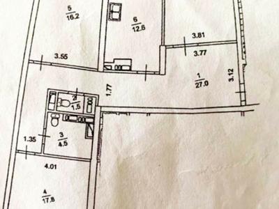 квартира за адресою Дніпровська набережна вул., 25