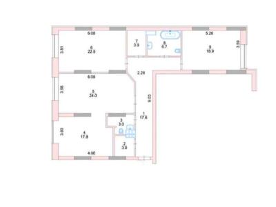 квартира по адресу Лейпцигская ул., 13а