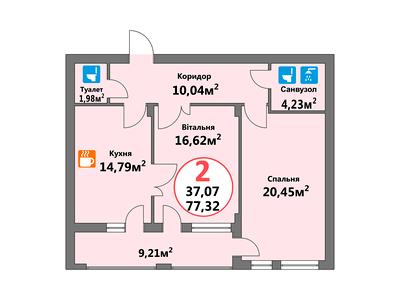 квартира по адресу Надійна, 3
