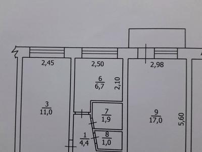 квартира за адресою Космонавтів вул., 1