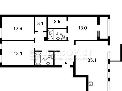 квартира за адресою Київ, Салютна вул., 2к17