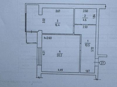 квартира за адресою Смілянська вул., 122Б