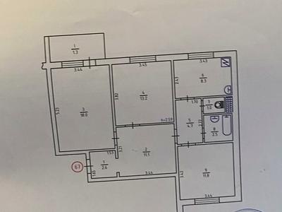 квартира за адресою Сержа Лифаря вул. (Олександра Сабурова), 8-А