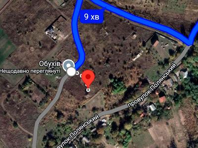 участок по адресу Обухов, Полянський