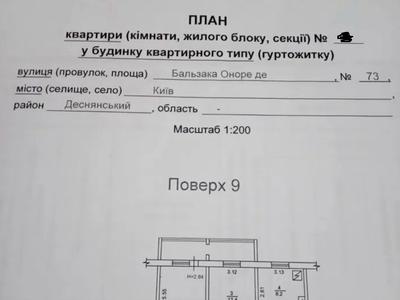 квартира по адресу Оноре де Бальзака ул., 73