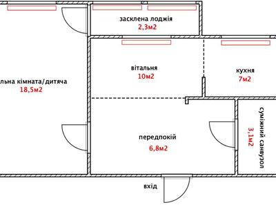 квартира за адресою Ольжича вул., 18-А