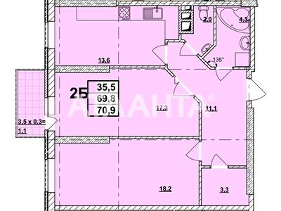 квартира за адресою Жаботинського вул. (Пролетарская улица), 56а