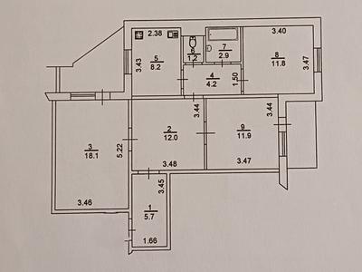 квартира по адресу Анны Ахматовой ул., 6