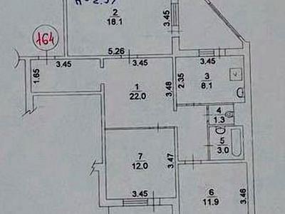 квартира по адресу Червоной Калины просп. (Владимира Маяковского), 69