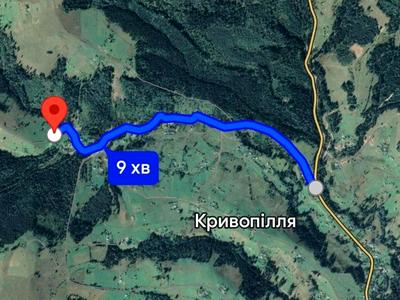 ділянка за адресою с. Кривопілля, коротеньке