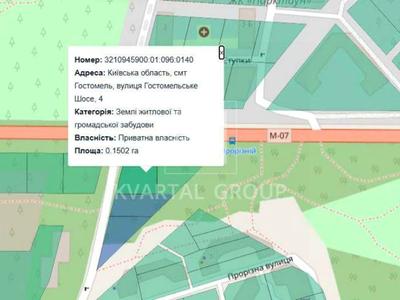 ділянка за адресою Гостомельське шосе